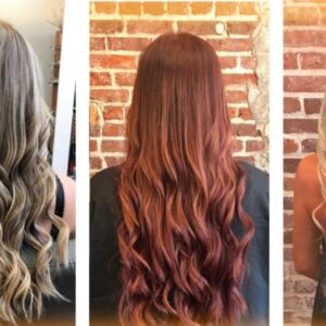 Before And After Great Lengths Hair Extensions