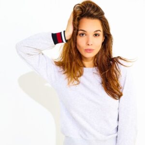 Portrait Young Stylish Cute Woman