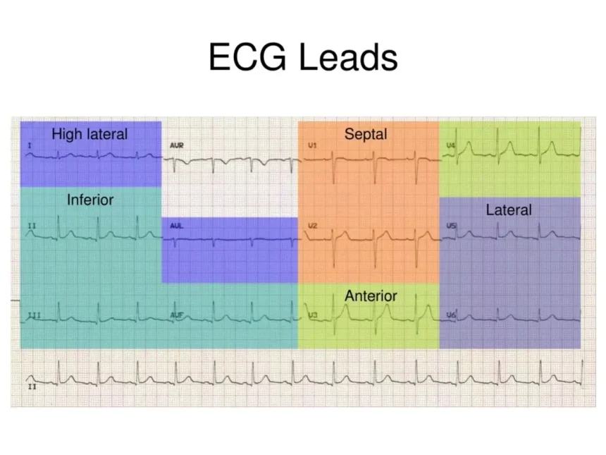 Ecg Leads Coronary Arteries Home Lady and Care